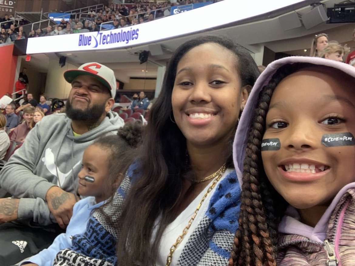 family at monsters game